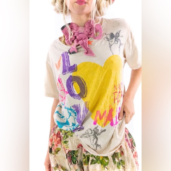 Magnolia Pearl Tops - New Magnolia Pearl Malibu Dante moonlight tee shirt
